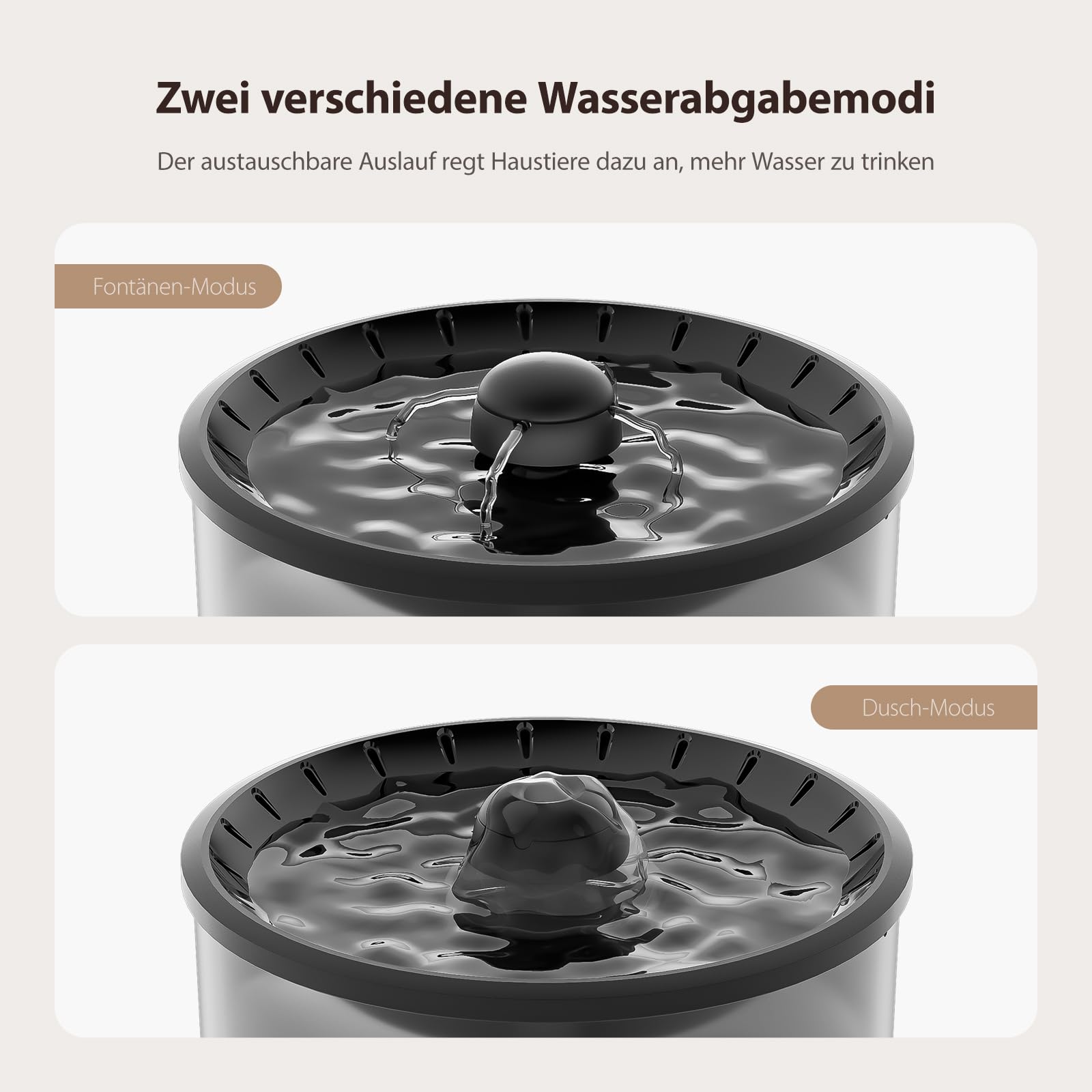 IMIPAW Automatyczny podajnik karmy 2w1 z fontanną wodną dla kota | dozownik suchej karmy, programowalny, 1–6 posiłków dziennie, kontrola porcji, pojemnik na wodę
