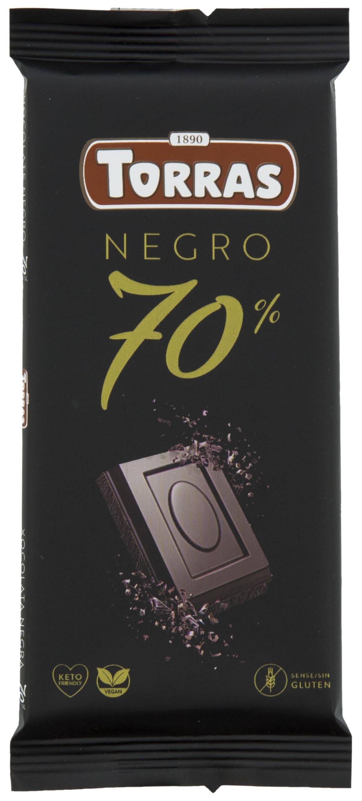 TORRAS PLASTIC X1 80G HAND HELD CHOCOLATE