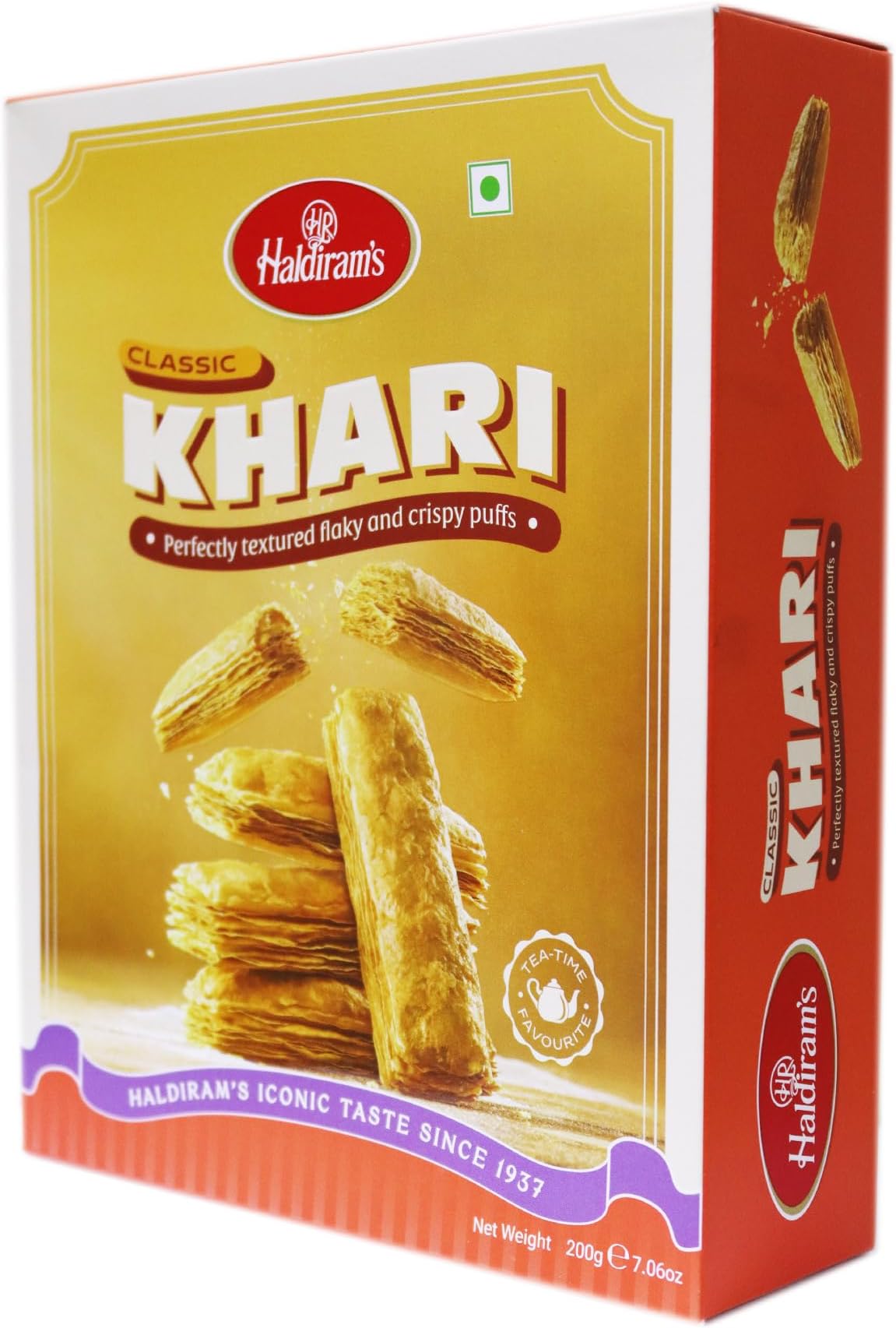 Tea Time Khari Classic Original Crispy Puffs 200g
