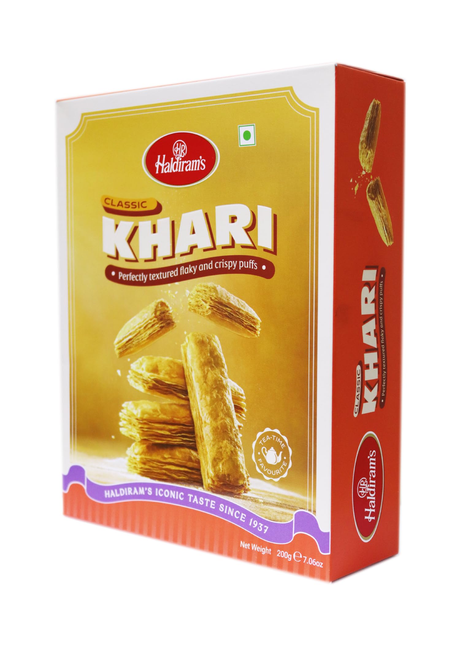 Haldiram's Tea Time Khari Classic Original Crispy Puffs 200g