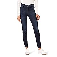 Amazon Essentials Jeans Skinny Elasticizzati a Vita Media - colori fuori produzione Donna