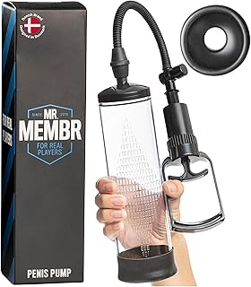 MR.MEMBR Pompe a Pénis pour Homme - Agrandir Le Pénis Masculin - Extenseur De Pénis Masculin - Pompe Penisse Homme en Plastique ABS - Augmenter la Taille De Pénis - Pompe Manuelle - Transparent