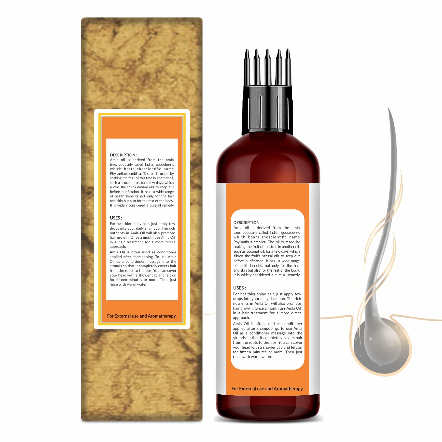 Crysalis Amla (Phyllanthus emblica) Oil - 3.38 Fl Oz (100ml)