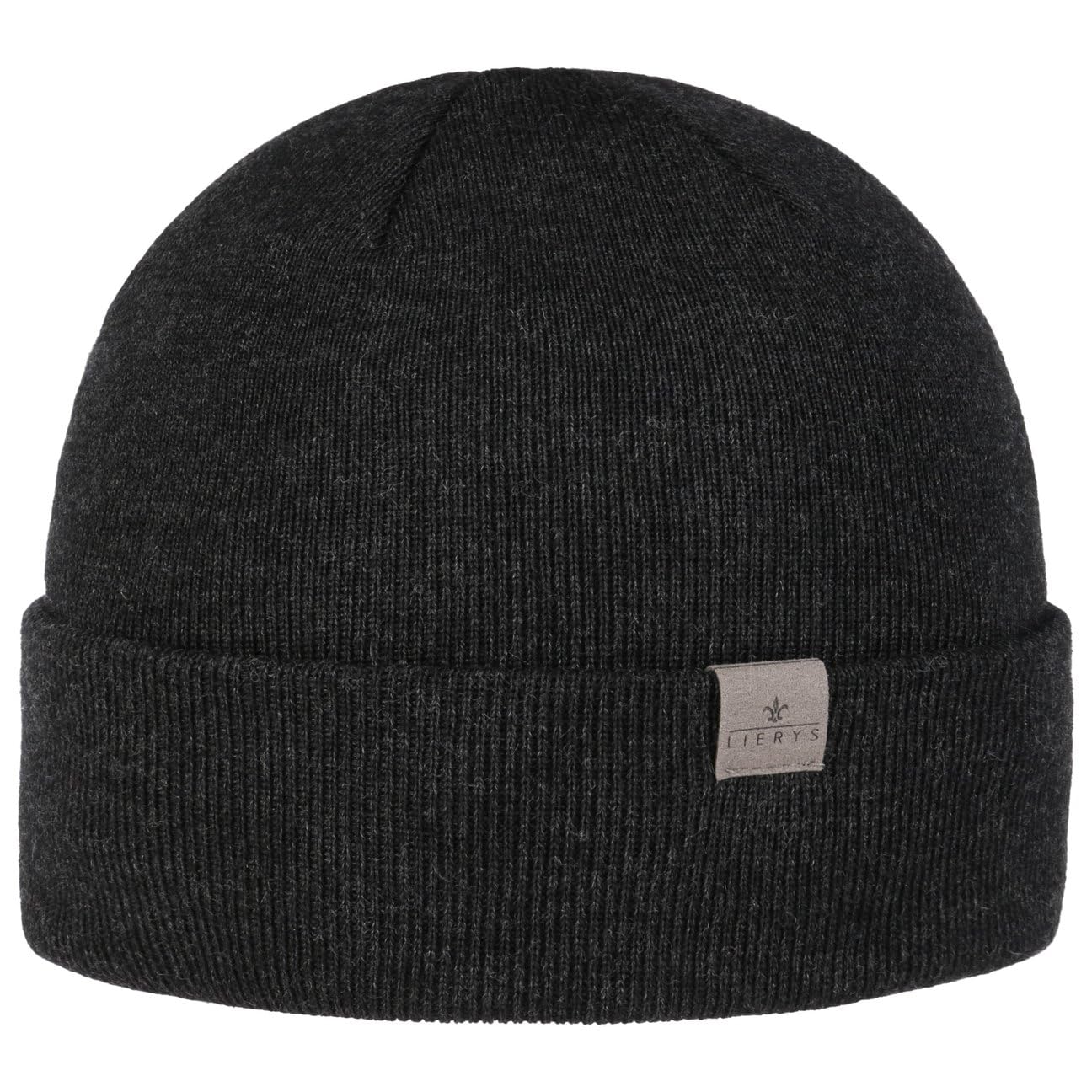 LIERYS Fine Merino czapka z mankietem Wyprodukowano w Niemczech Unisex Jesien Zima