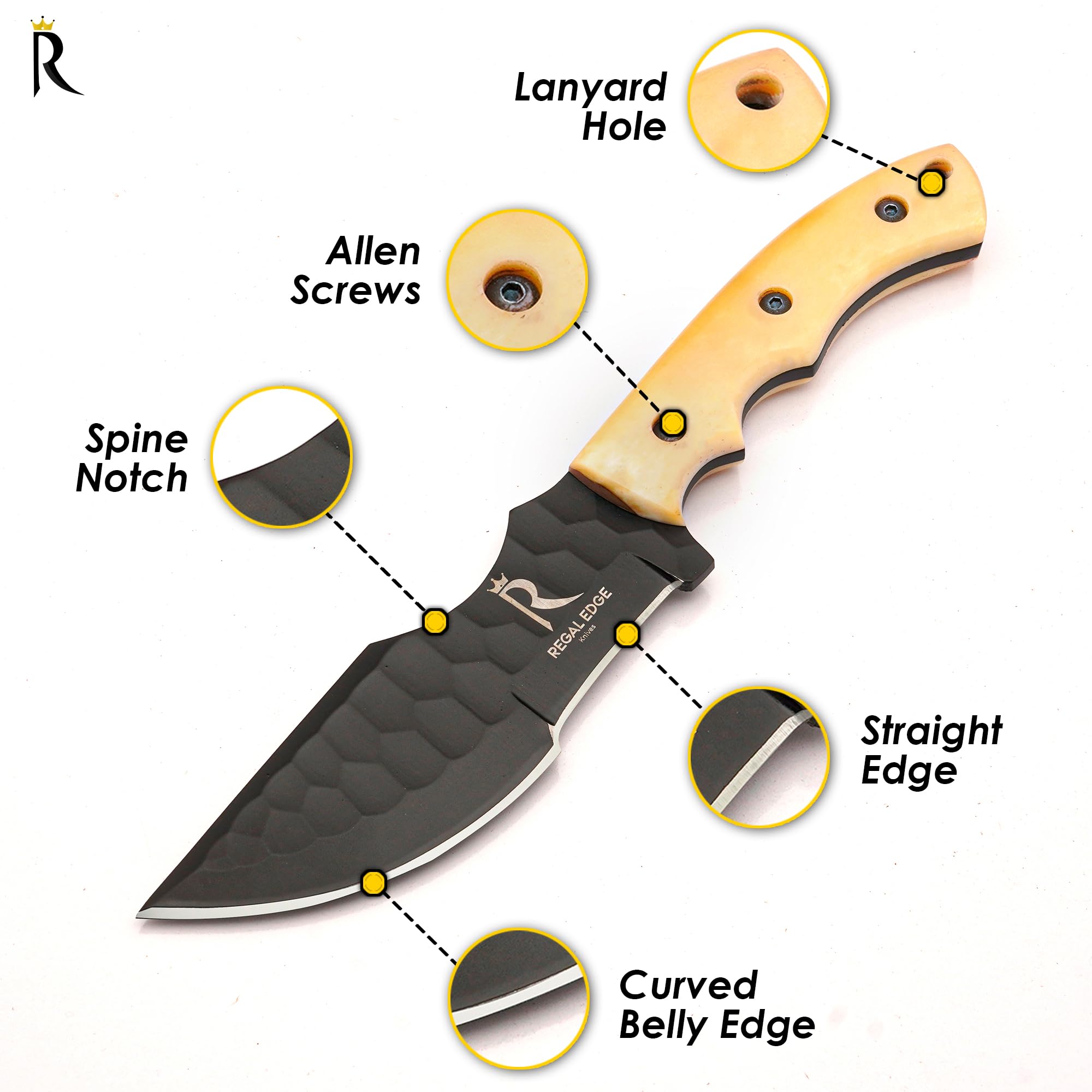 Regal Edge Knives Fixed Blade Knife – 10