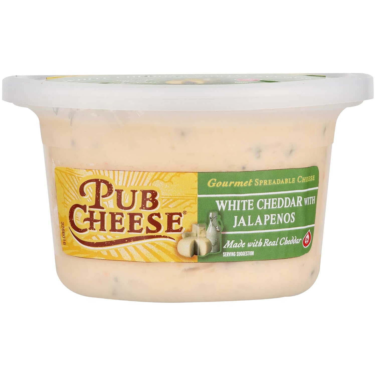 Buy Pub Cheese, White Cheddar with Jalapeno Spread, 8 oz Online in India. B07QCVXJHS