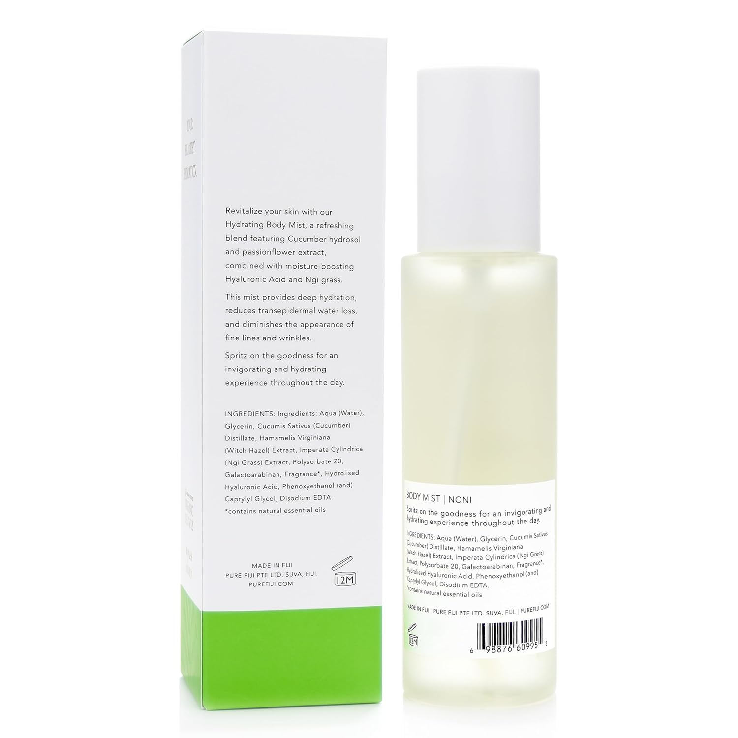 PURE FIJI Hydrating Body Mist, Noni (5 oz/150ml)