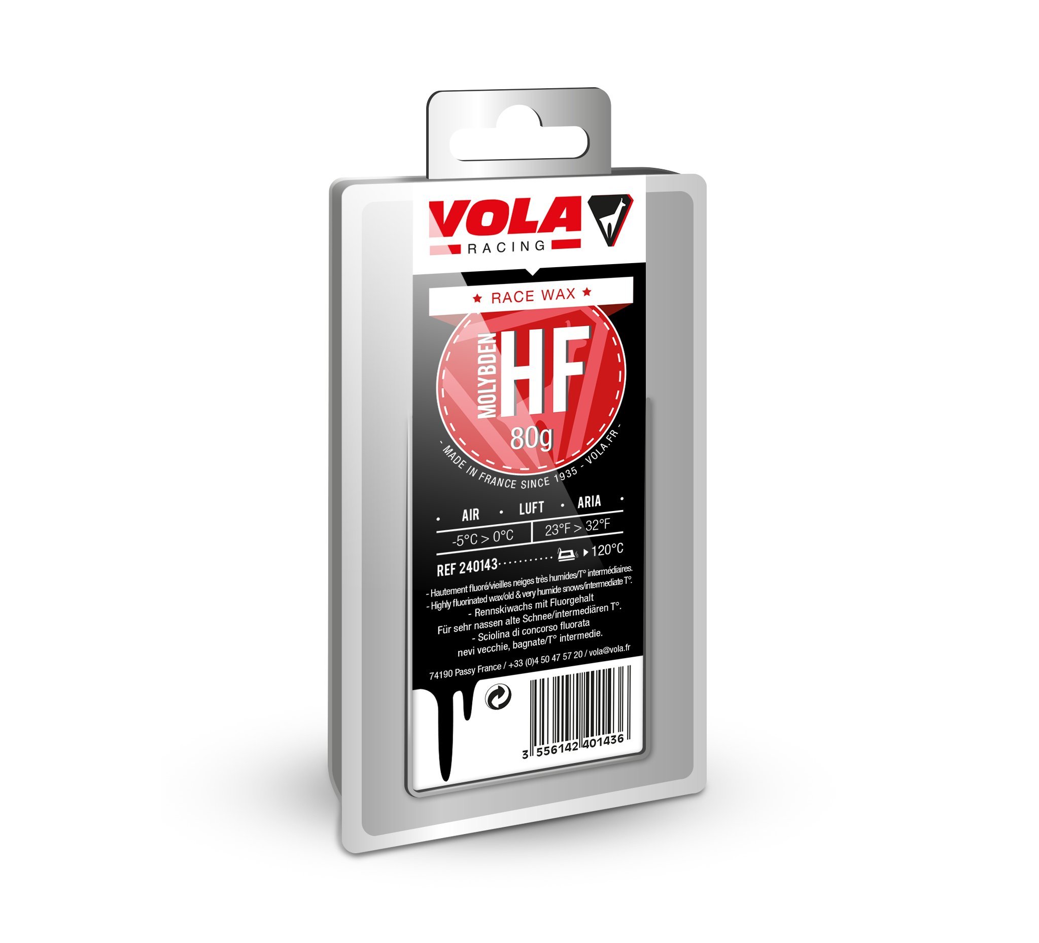Vola 1 x 80 g Premium 4S HF Molybden Rouge 1 x 80 g Premium 4S HF Molybden Rouge Noir