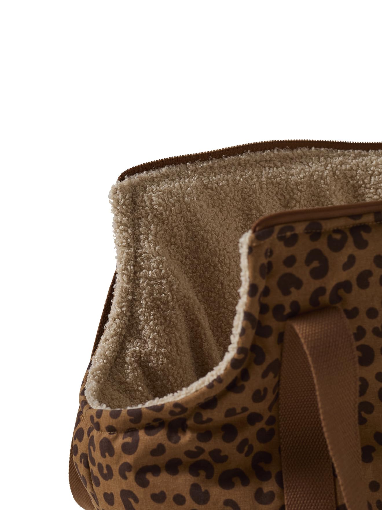 VERTBAUDET Sac de Transport pour Chat et Chien Marron imprimé TU