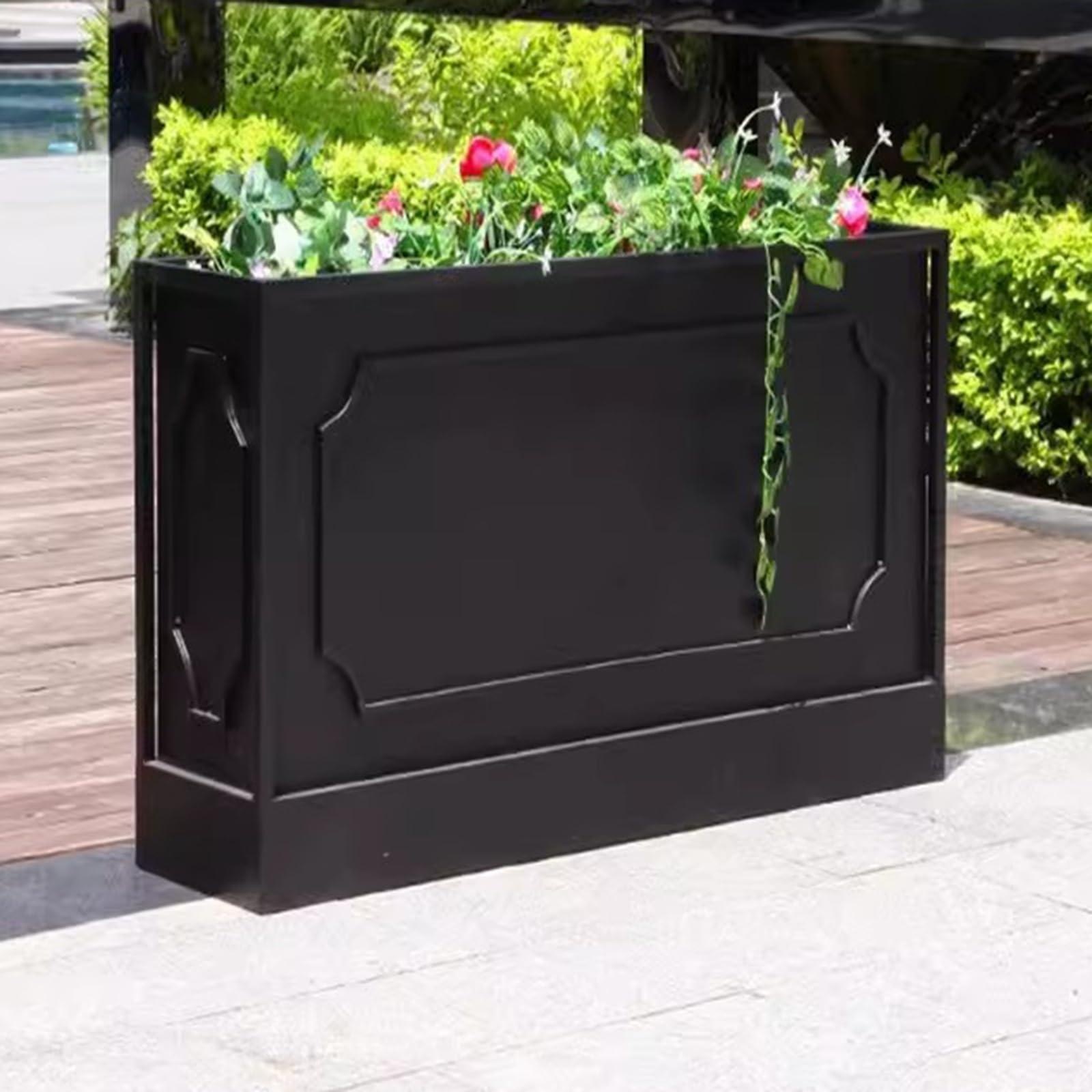 Garden Trough Planters Outdoor Flower Box Trough Commercial Street Large