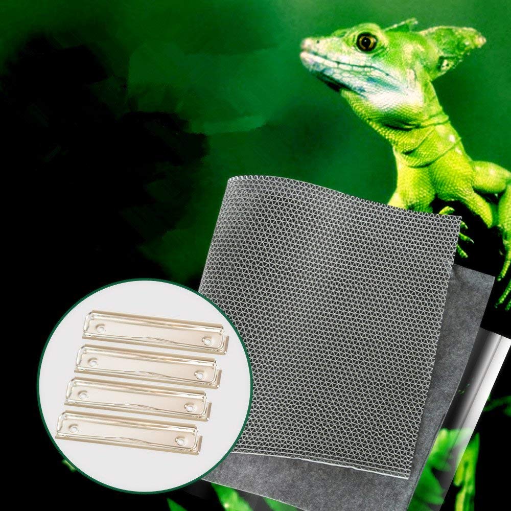 Terrario DIY Impermeable Esterilla para Mascotas Reptiles Lagartos Tortugas (100 x 40 cm)