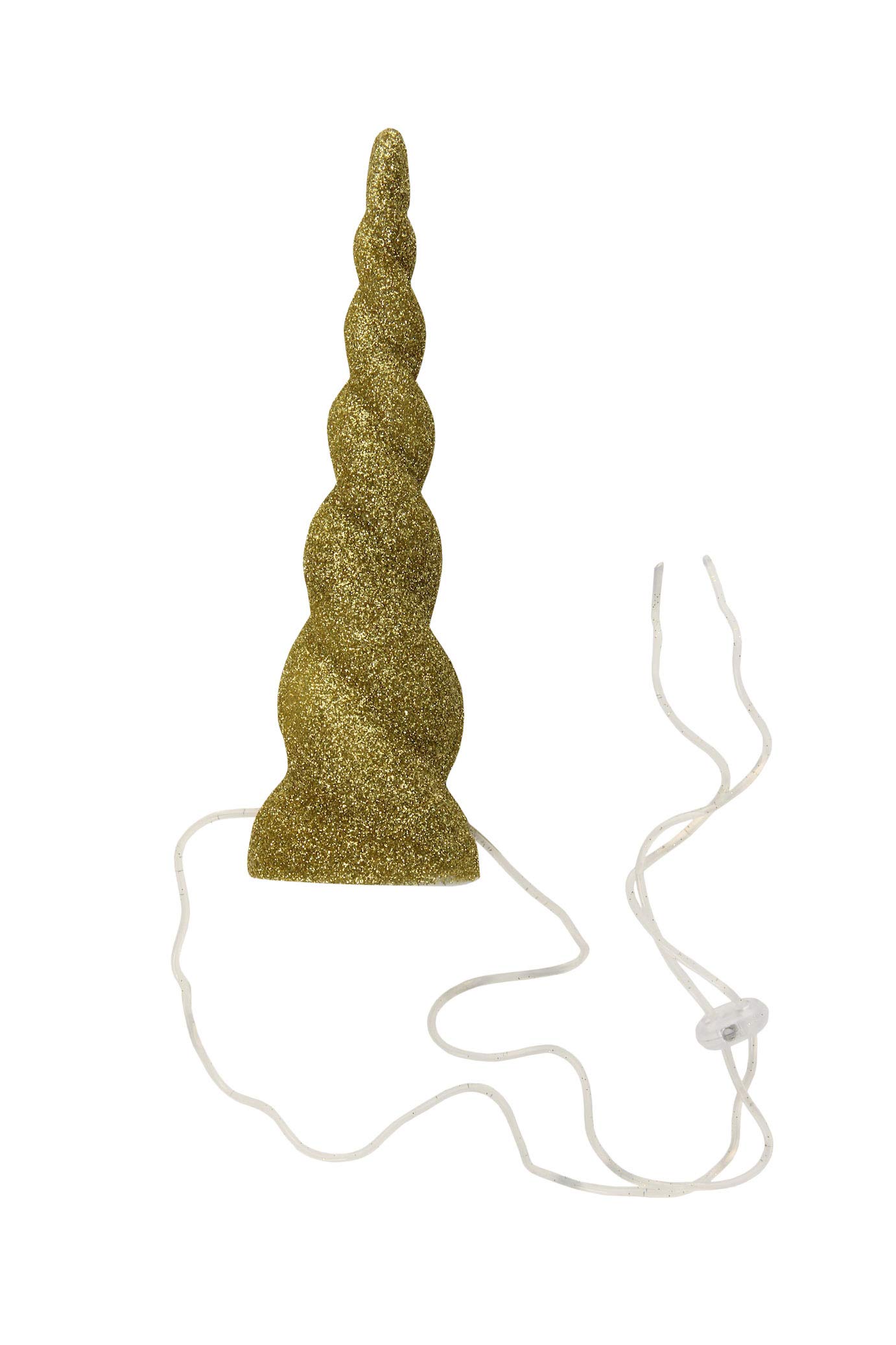 Unicorn Costume Gold Glitter Horn