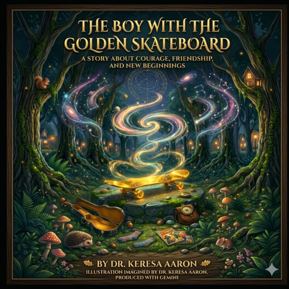 The Boy with the Golden Skateboard: A Story About Courage, Friendship, and New Beginnings