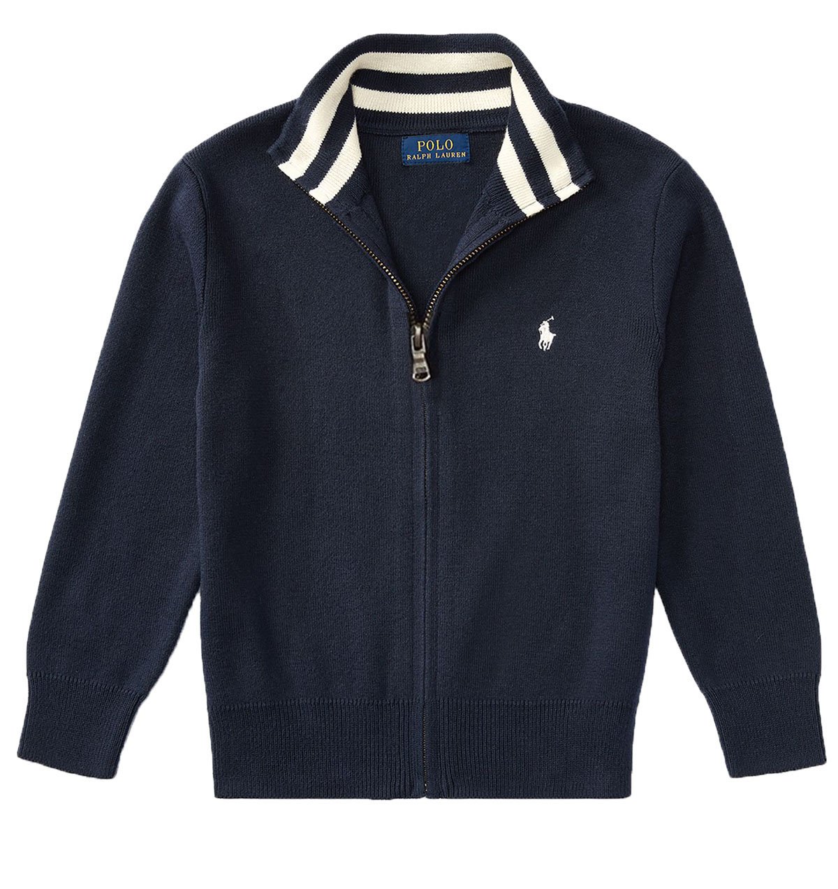 Polo Ralph Lauren ネイビー ジップアップセーター 150 M - メルカリ 