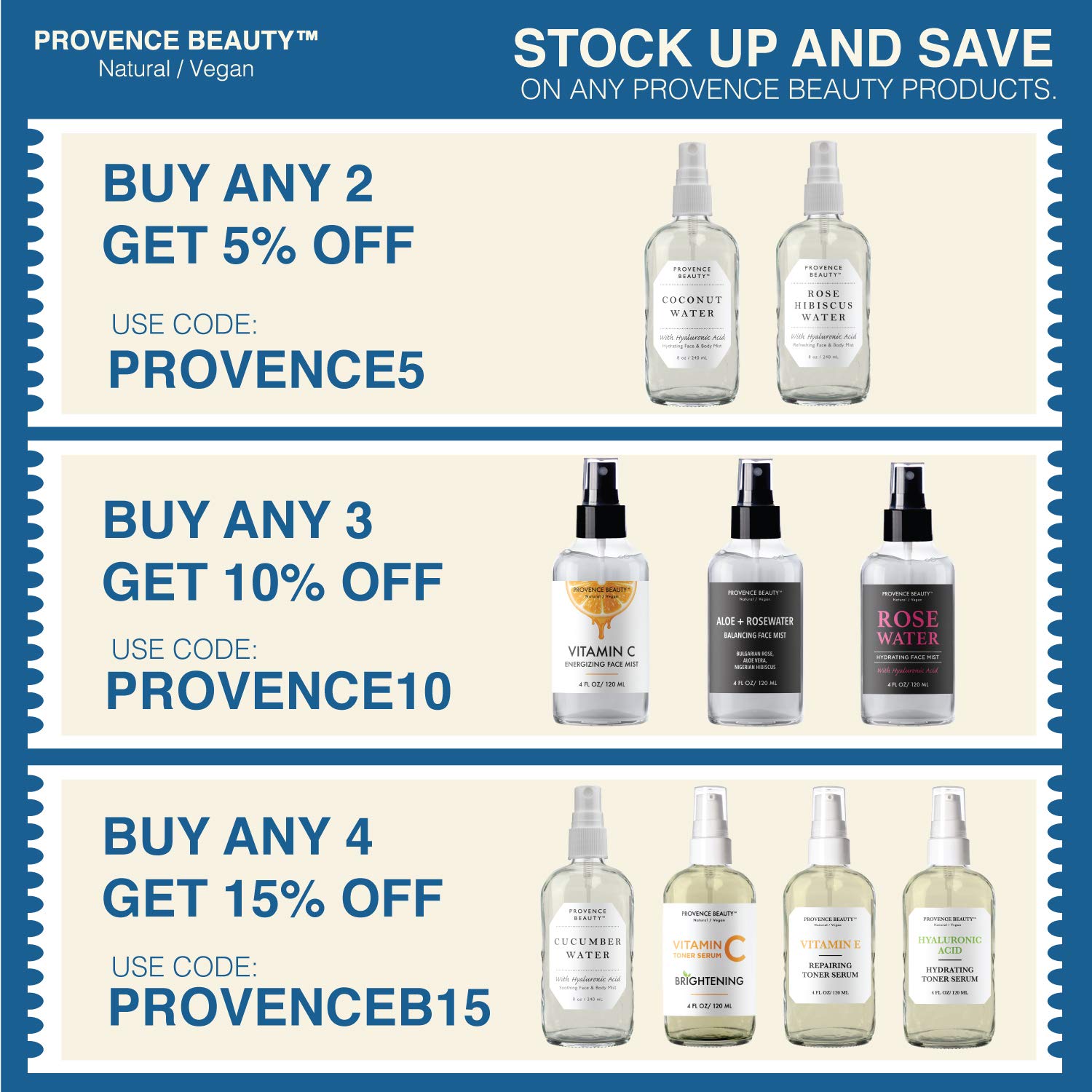 Provence Beauty | Face & Body Mist Spray - Hydrating Coconut Water With Moisturizing Hyaluronic Acid | Instant Cooling, Conditoning, Hydrating | 8 FL OZ : Beauty & Personal Care