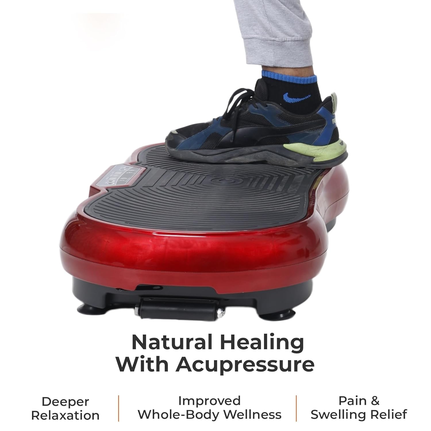 Health & Fitness_Hub Power Vibration Plate - 6 Modes + 99 Intensity Levels - Resistance Bands with Handle, Remote Control for Full Body Workout - Exercise Equipment for Home Use Black 1 Year Warranty Health & Fitness_Hub Power Vibration Plate - 6 Modes + 99 Intensity Levels - Resistance Bands with Handle, Remote Control for Full Body Workout - Exercise Equipment for Home Use Black 1 Year Warranty