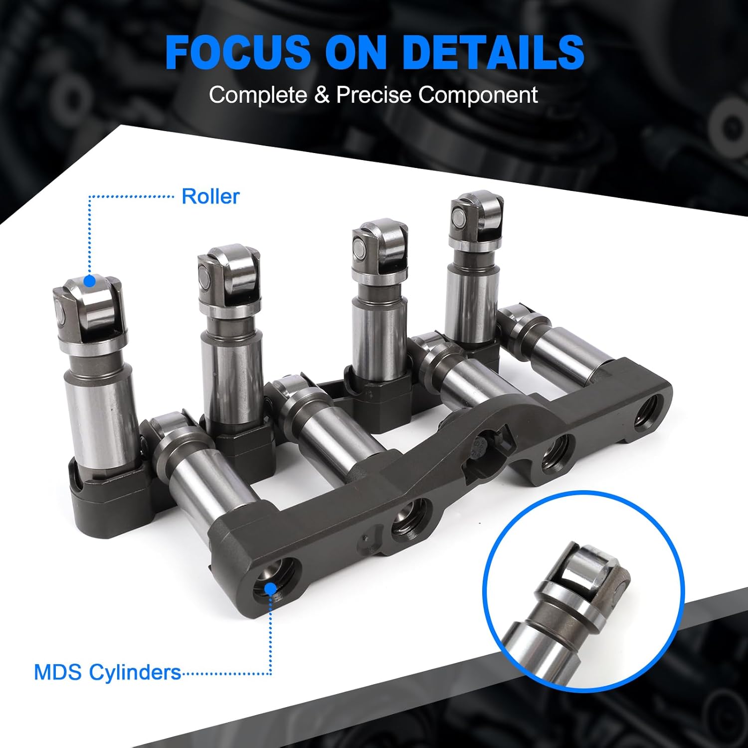 5.7 Hemi NON MDS Lifters and Camshaft Cam Kit with Plugs, Head Gasket & Bolts, For 2005-2008 Dodge Ram 1500 2500 3500 Charger Durango Magnum, Chrysler 300, Jeep Grand Cherokee 5.7L V8