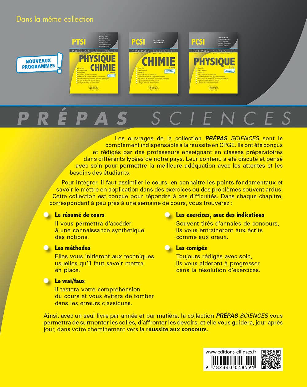 Physique-Chimie TSI 1re année