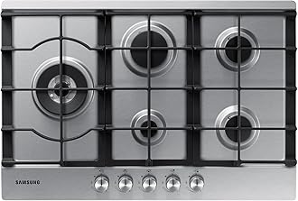Samsung Series 3 Wok Burner NA75D3030AS/EU Gas Hob, Stainless Steel
