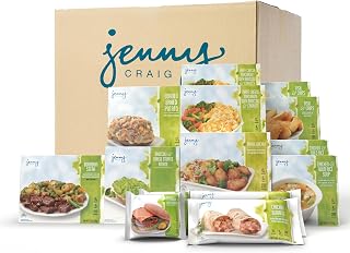 Jenny Craig Menu 2 14-Count Frozen Entrée Kit - Chicken & Turkey Meals for Weight Loss