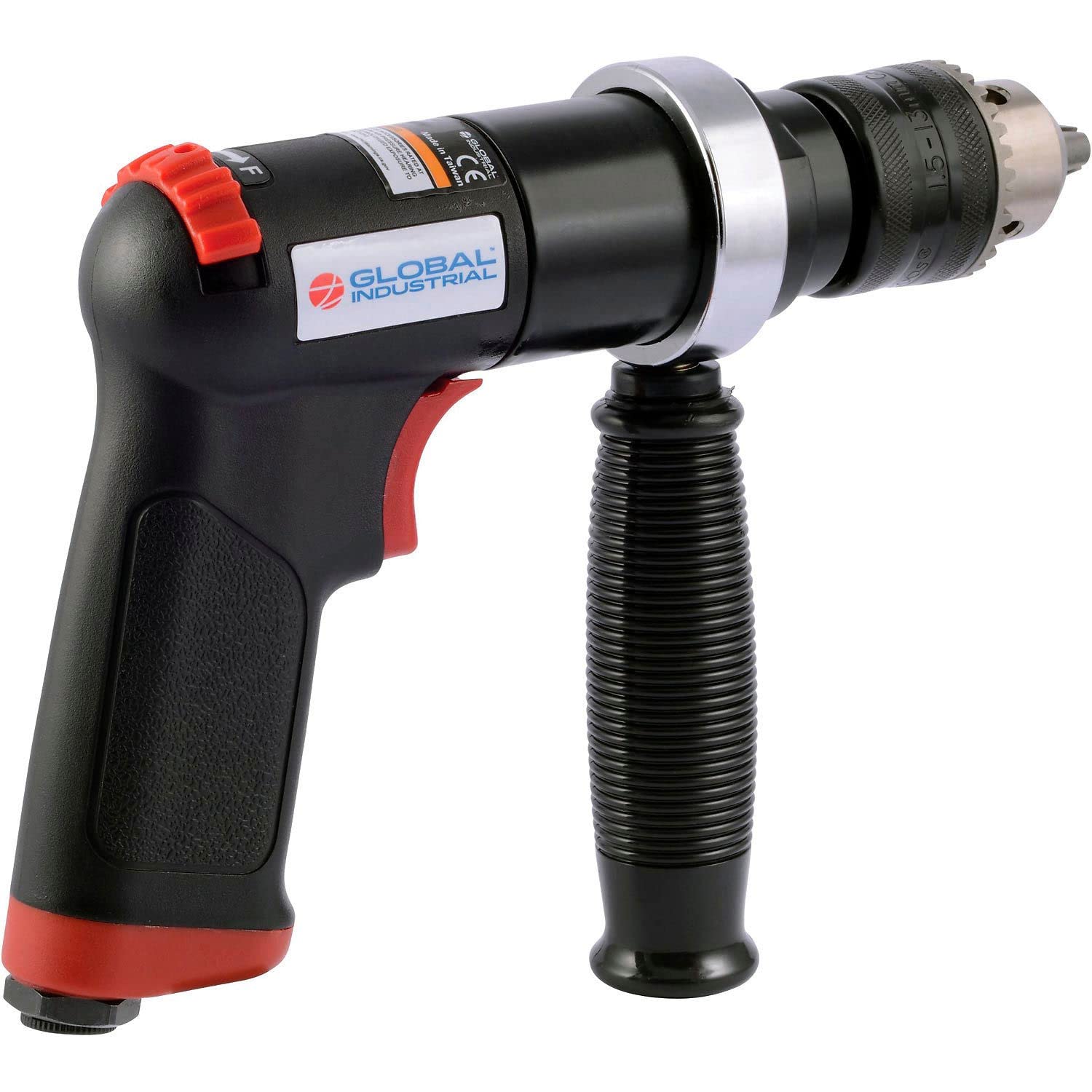 1/2" Drive Reversible Air Drill by Global Industrial – Composite, Black, Model SO3354