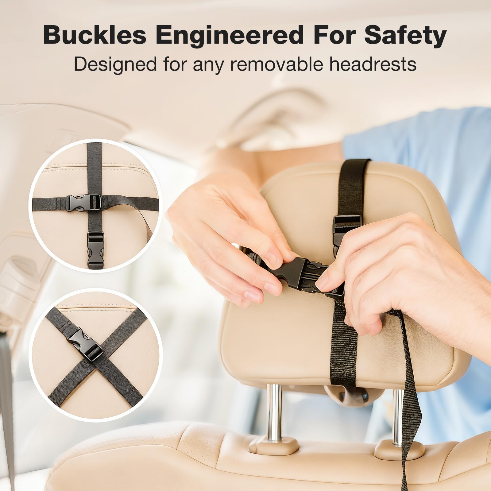Espejo Bebé Coche, Espejo Coche Bebe Asiento Trasero, Visión Nítida Y Clara, 360° Rotación,Vidrio Acrílico Irrompible, Bebé Para Asientos Traseros Para Bebés Infantiles