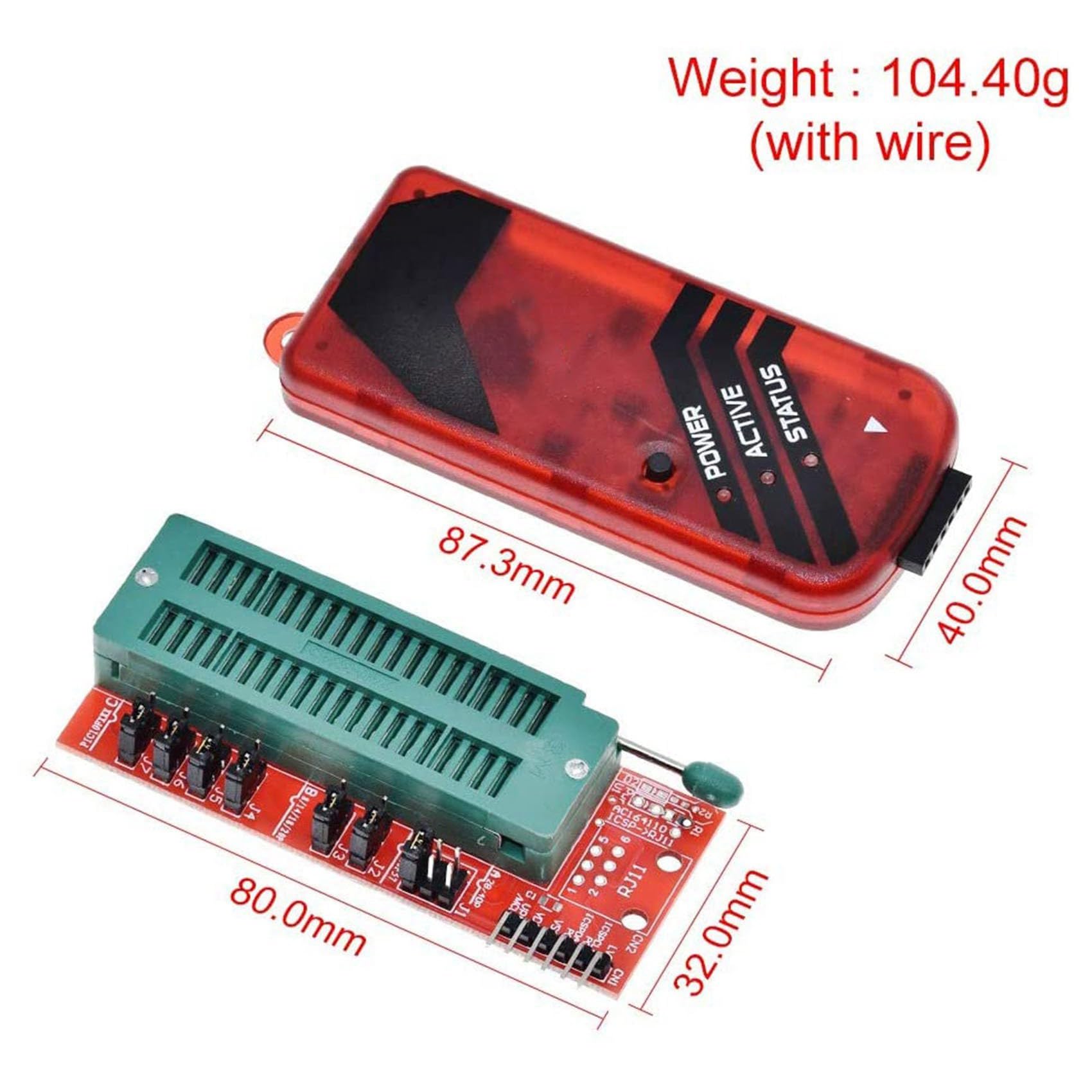 5X PICKIT3 Programmer + PIC ICD2 PIC Kit 2/3 Programmierung Adapter Universal Programmierer Sitz FZ0508