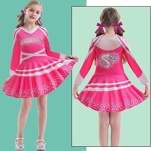 Miniatura 5 de Disfraz de animadora zombi para niñas, disfraz de zombis de Addison para niñas, disfraz de zombis de Halloween para niñas y niños