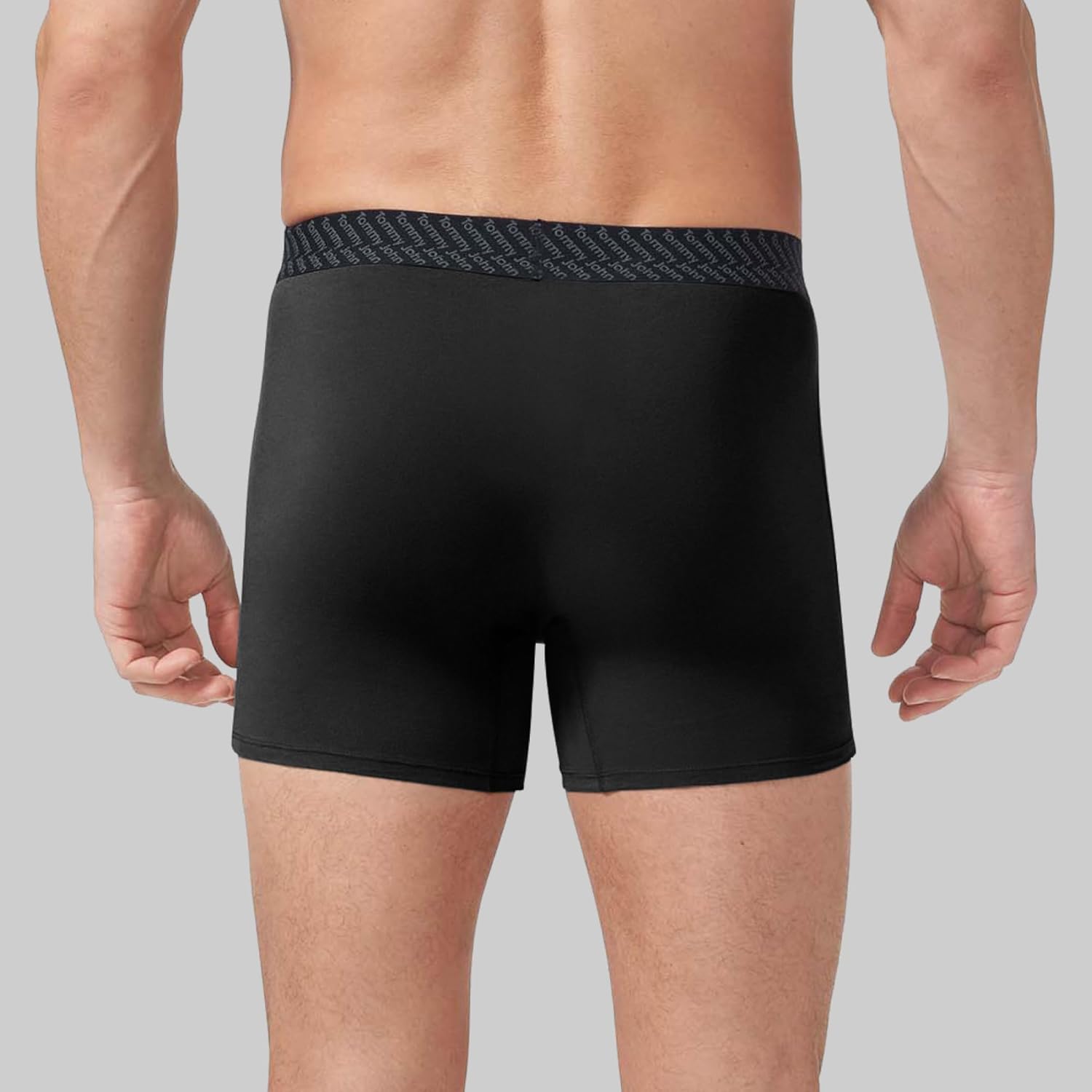 Tommy John Men’s Trunk 4” Underwear - Cotton Basics Boxers with Supportive Contour Pouch -Naturally Breathable Stretch Fabric - Image 3