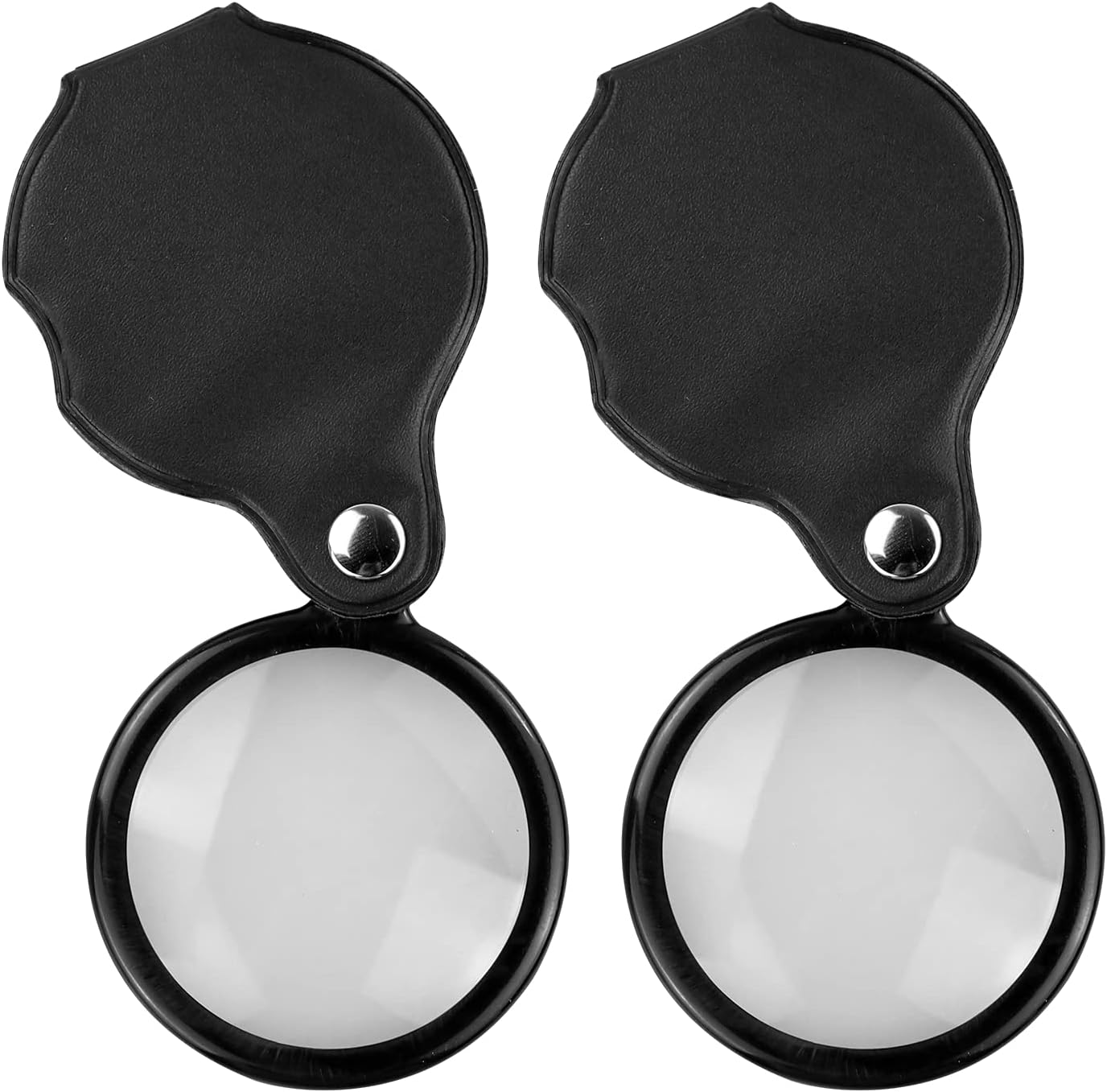 Mini Pocket Magnifier,Folding Pocket Magnifying Glass,10X Folding