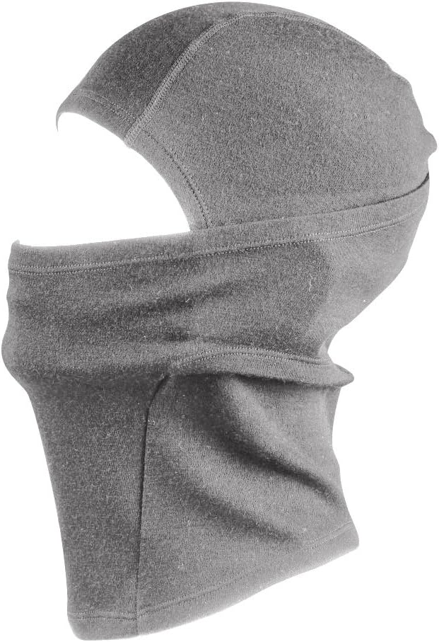 Merino Wool Balaclava Thermal Face Mask - 100% Merino Ski Mask Multifunctional Headwear with 230gsm Warm Base Layer Comfortable Breathable Moisture Wicking Wind Resistant. Four-Seasons Use.