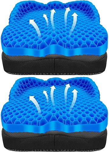 NEW-Vi Anti-Slip Kayak Seat Cushion - Double Thicken Gel Boat