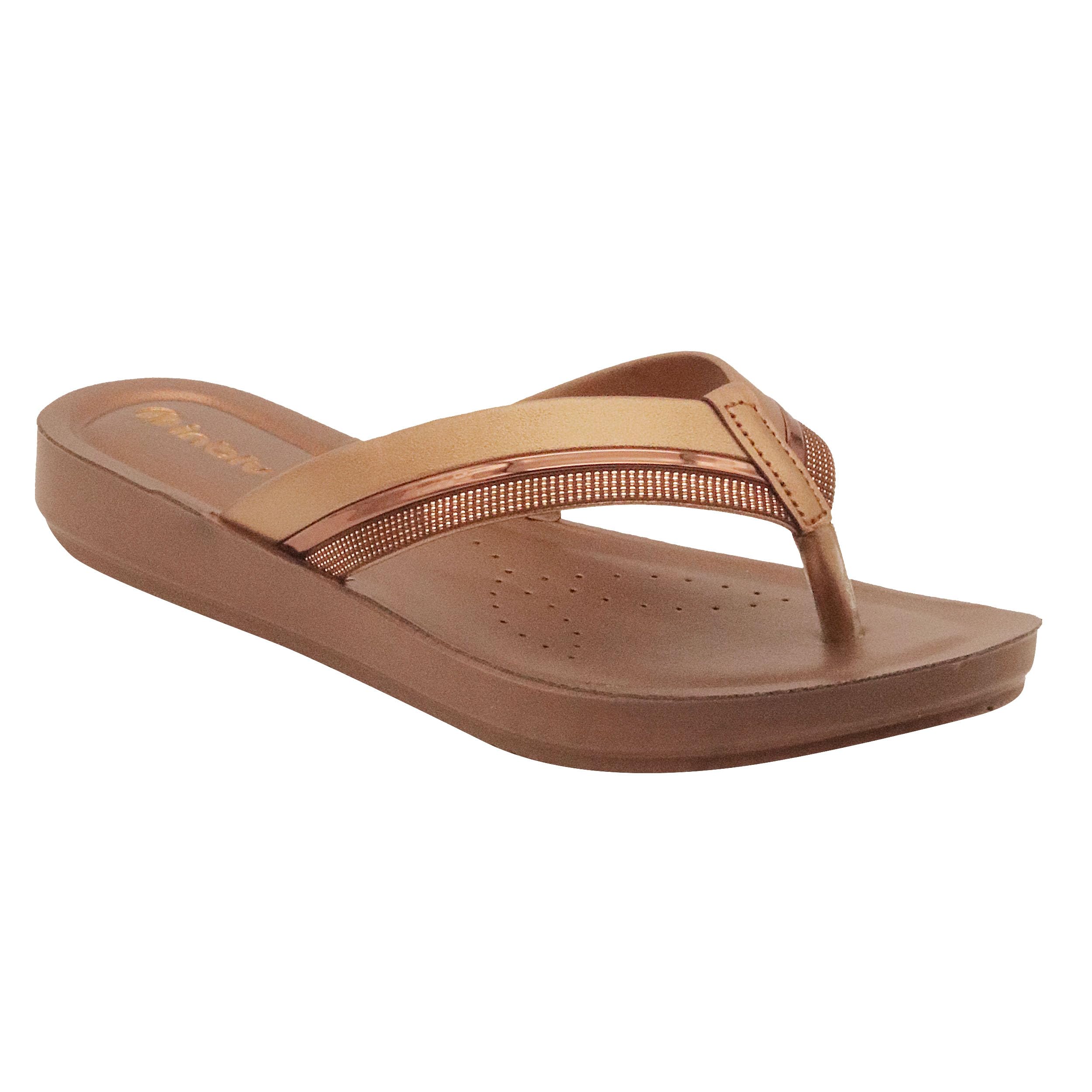 Stylish V-Shape Fashion Slipper for Women | Comfortable| Lightweight | Anti Skid | Casual Office Footwear (BM09)-image-8