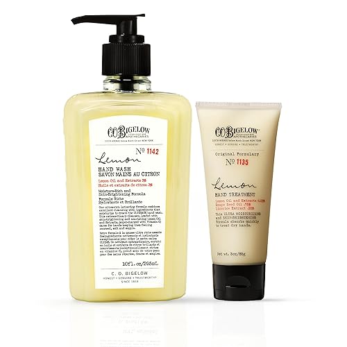 C.O. Bigelow Lemon Hand Wash No. 1142, 10 fl oz. & Lemon Hand Treatment No. 1135, 3 oz..