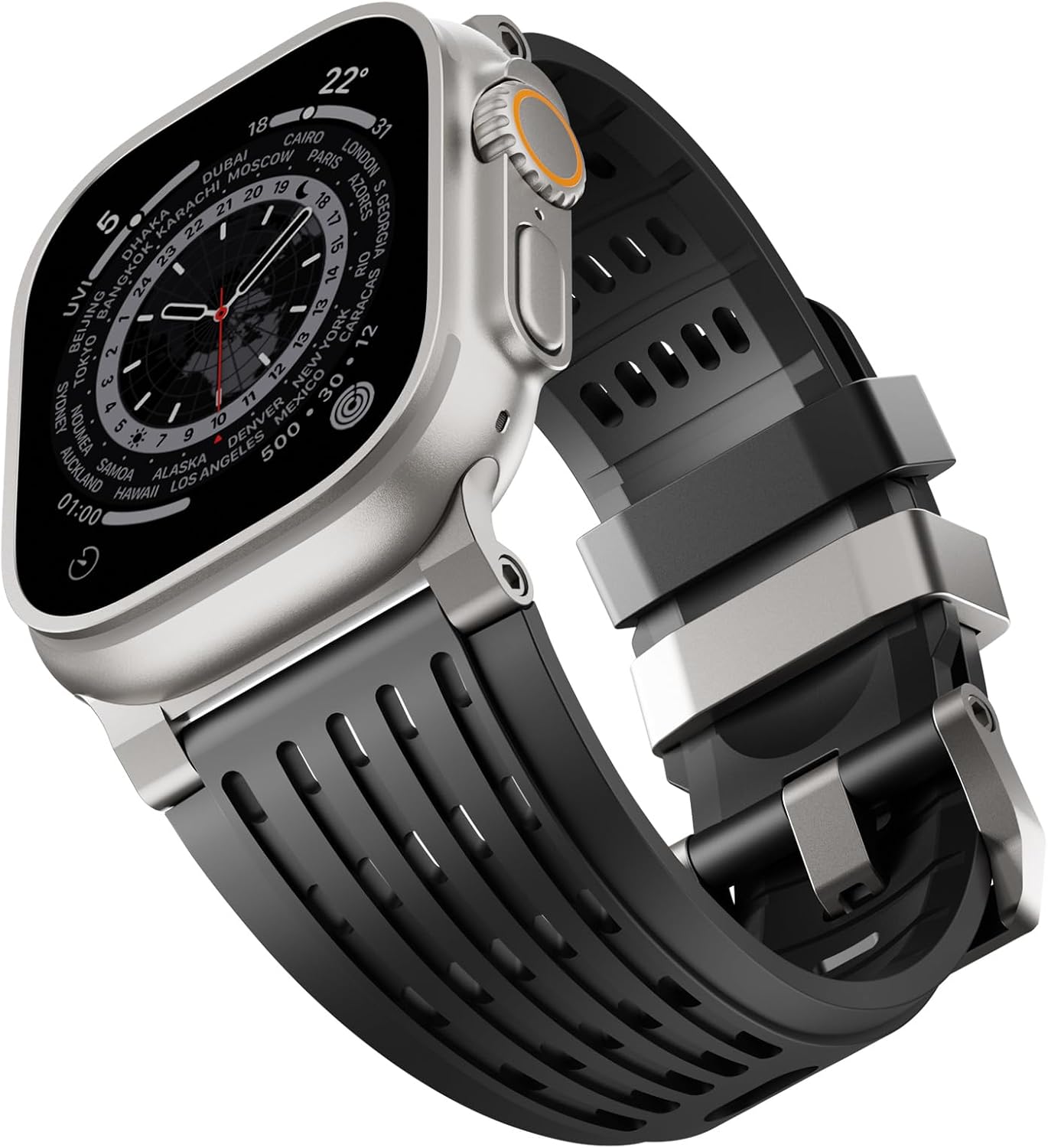 KADES Rugged Sport Band for Apple Watch with Durable Metal Connector