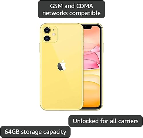 Vista 19 de Apple - iPhone 11, versión de EE. UU., 64GB, blanco - AT&T (renovado)