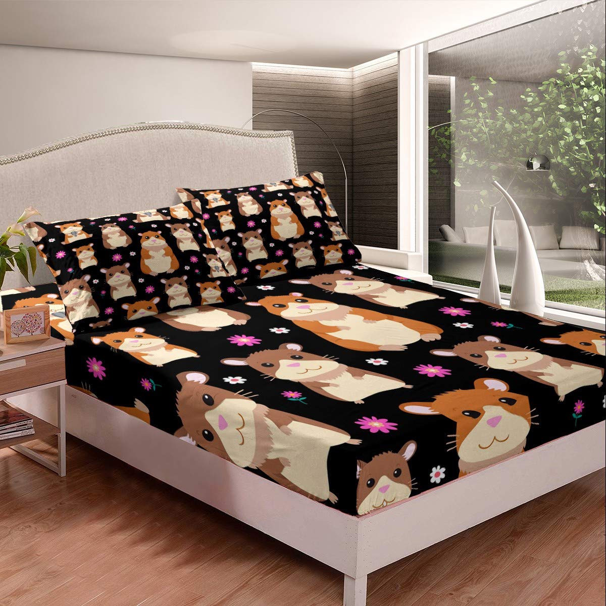 Set Biancheria Da Letto Con Porcellini D'India, In Microfibra Morbida, 135x200 Cm + Federa 80x80 Cm, Stampa 3D, Per Bambini E Ragazzi, Regalo Originale