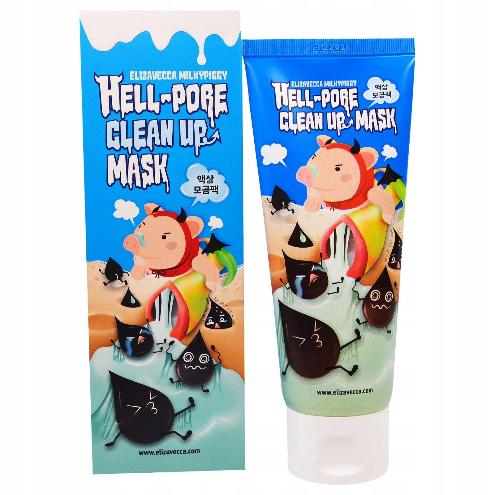 Hell-Pore Clean Up Mask, 3.38 fl oz(100ml)