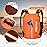 Piscifun Dry Bag Waterproof, Floating Dry Backpack, Lightweight Waterproof Dry Bag with Waist Pouch And Phone Case for Kayaking, Camping, Beach, Boating & Swimming for Men & Women Orange 20L