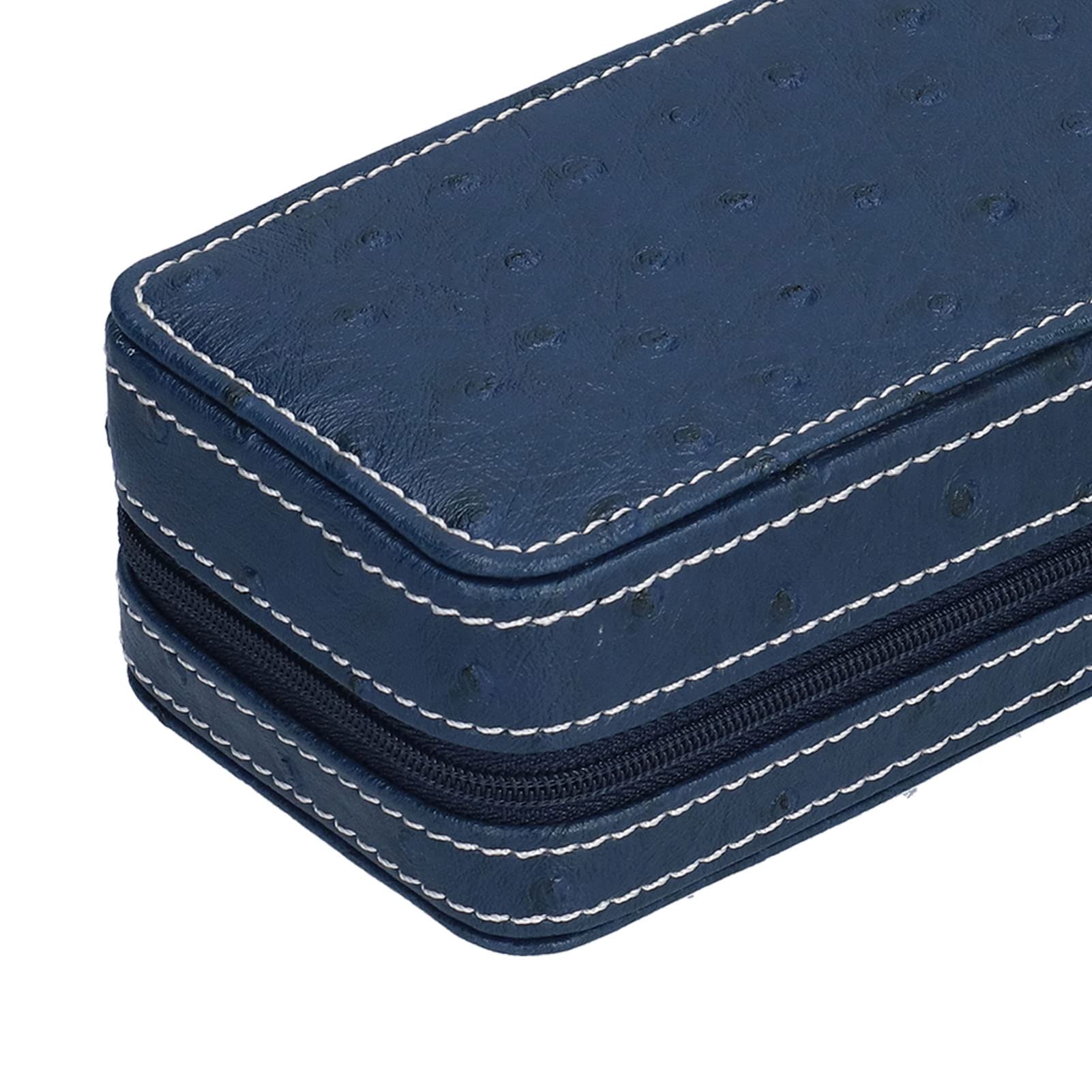 Uhrengehäuse-Halter-Organizer, für Luxusuhren, kompakte manuelle Car-Line-Handwerkskunst, integrierte Schallwandaufbewahrung, galvanisierte antike Kette, Muster PVC L