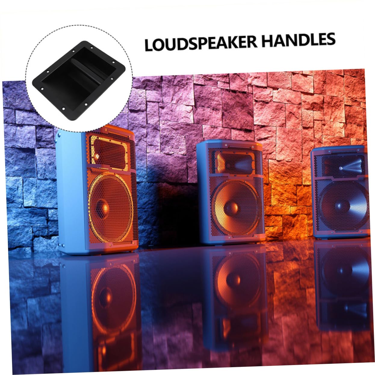 Set Maniglie Di Ricambio Per Casse Acustiche - Plastica ABS Nero, Per Altoparlanti, Amplificatori, Armadi - Foto 9