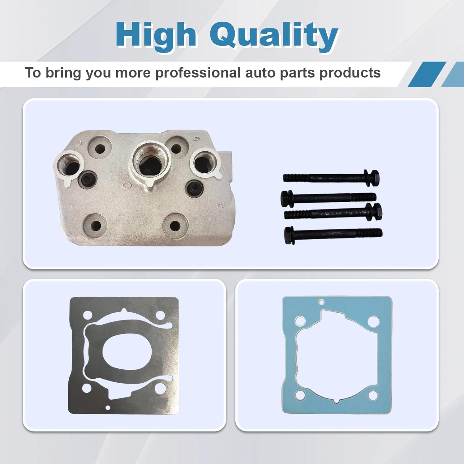 4089686 4089687 Air Compressor Repair Kit Compatible with Cummins QSB6.7 Engine