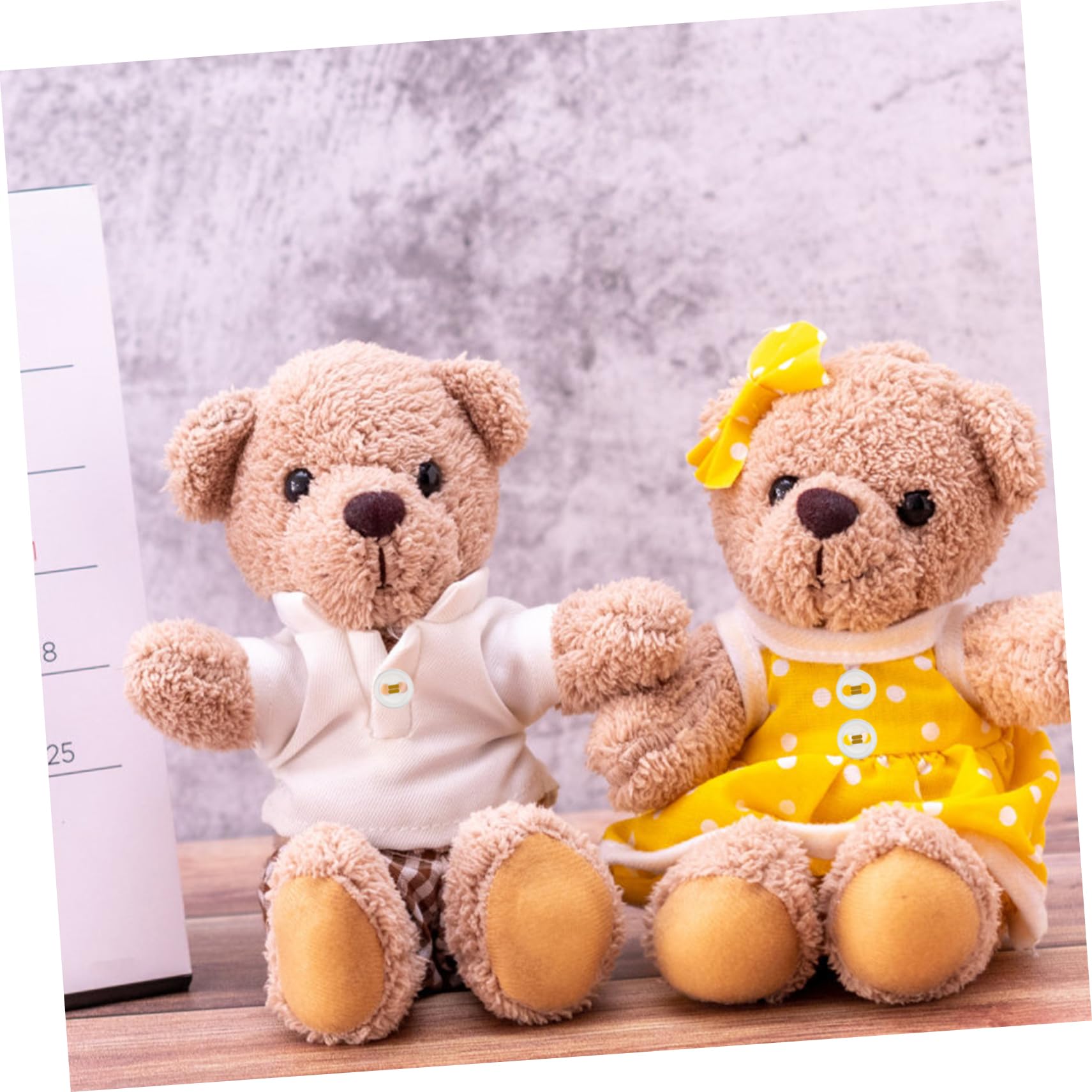 Housoutil 5 set Mini Bottoni Spille Colorate Accessori Per Bambole Bambole Vestiti Per e Piccoli Bottoni Per Abbigliamento Per e Gialli Piccolissimi 100 pezzi * 5