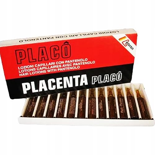 Miniatura 4 de Placenta Placo para pérdida de cabello para tratamiento intensivo del cabello 12 viales de 035 oz