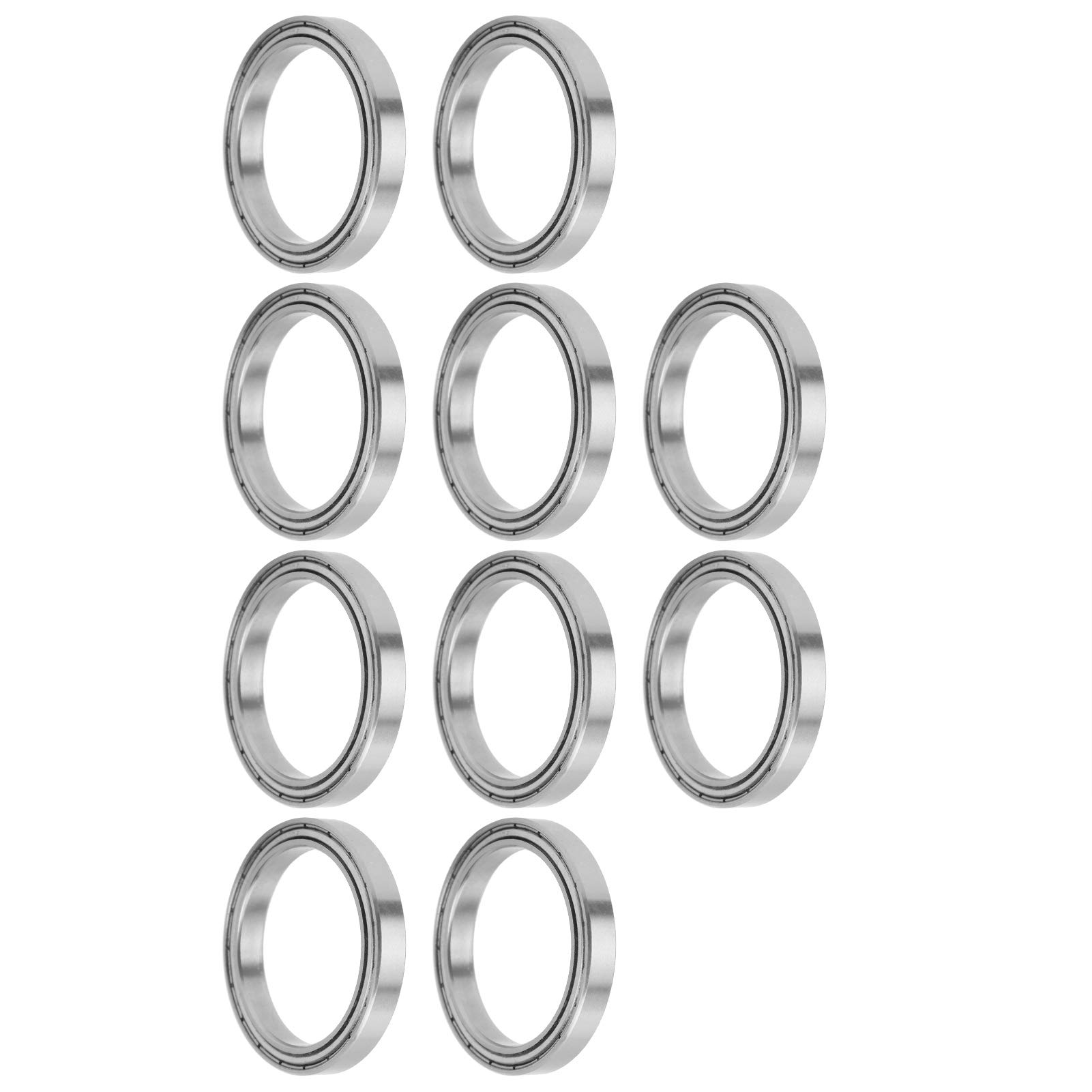 Ausla Rodamiento de Bolas de Acero Inoxidable 440 Rodamiento Rígido S6808Z 40 X 52 X 7 Mm de una Hilera de Alta Velocidad y bajo Nivel de Ruido para Mantenimiento de Equipos de Bomba de Agua de Motor
