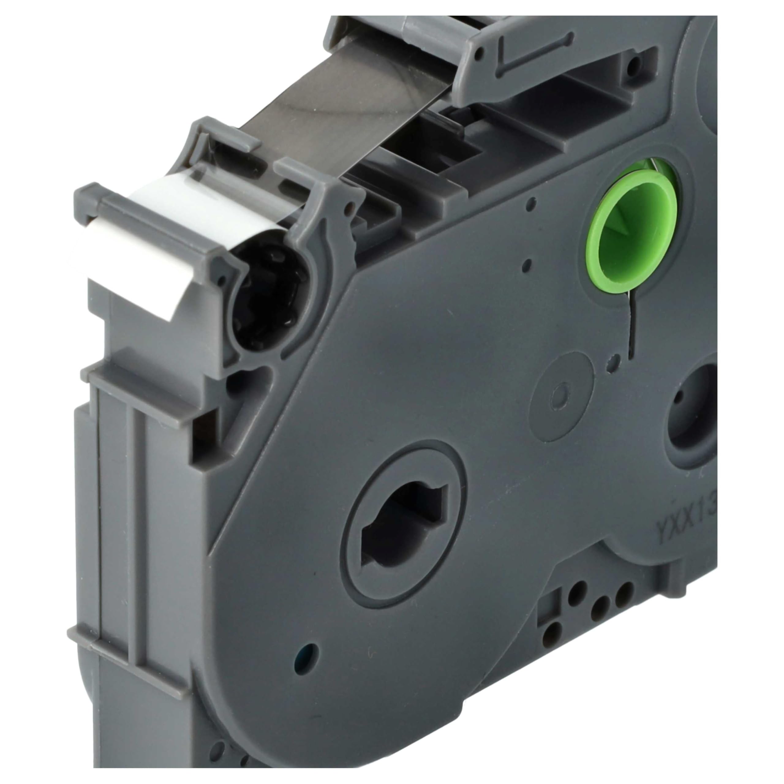 vhbw 5 x kaseta z taśmą do etykiet kompatybilna z Brother PT E550W, E550WVP, E800W drukarka etykiet 8 m x 12 mm, czarna na białym, ekstra mocna, laminowana
