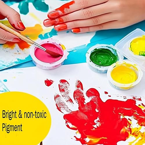 Miniatura 6 de Tucocoo Kit de pintura de rosas por números con pinceles y pigmento acrílico sobre lienzo para adultos, hermoso proyecto de manualidades florales