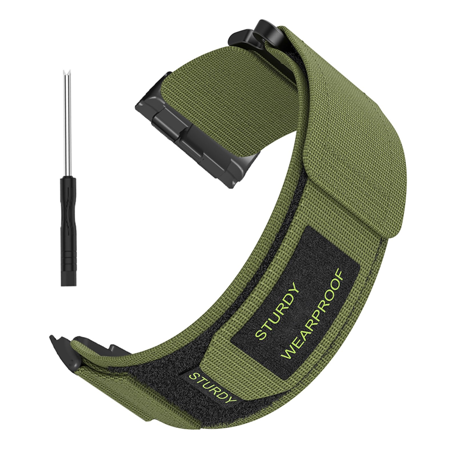 Correa de reloj de nailon para hombre y mujer, para entusiastas del aire libre, pulsera deportiva, transpirable, accesorios para reloj