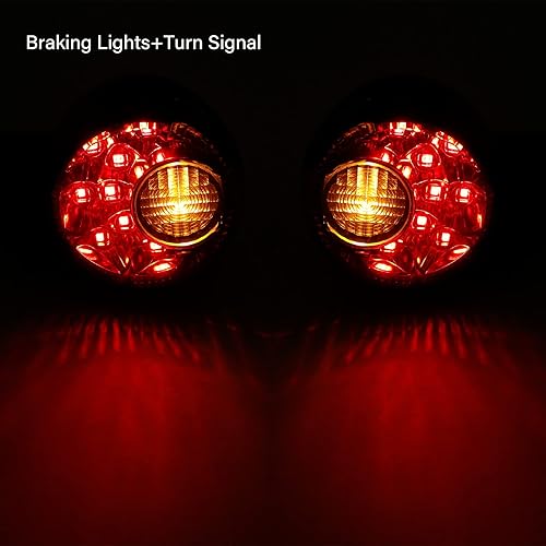 Miniatura 7 de TCT-MOTORPARTS Señales de giro traseras LED para Harley Sportster XL883 XL1200 1992-2022