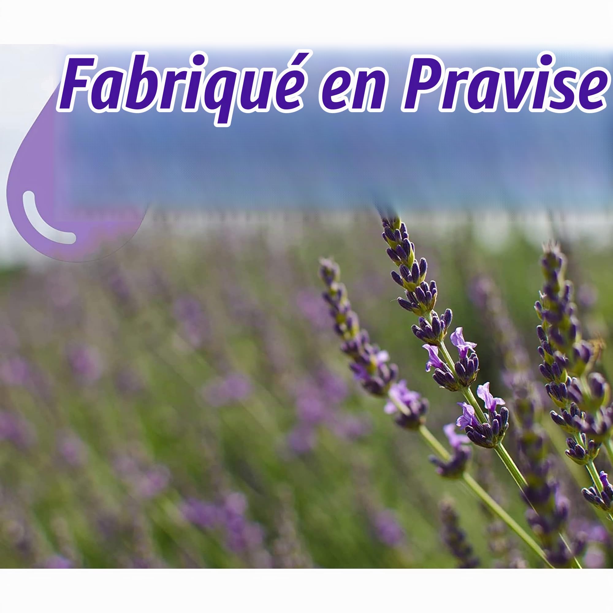 Huile essentielle de Lavandin Grosso Bio 1 Litre - Producteur Français en Drôme Provençale - 100% pure et naturelle - Distillerie Duffez